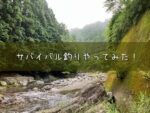 旅人RYOと東吉野村の川でサバイバル釣りしてみた！-itsukiと旅キャンプ-Vol.62
